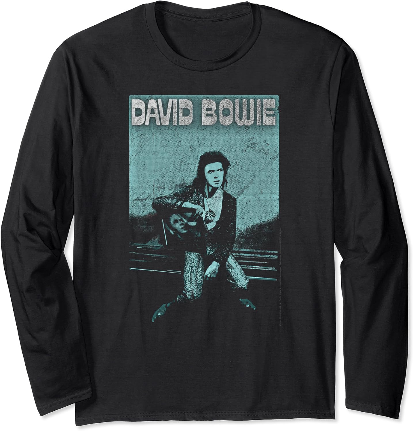 David Bowie Hunky Dory Long Sleeve TShirt Amazon.co.uk Fashion